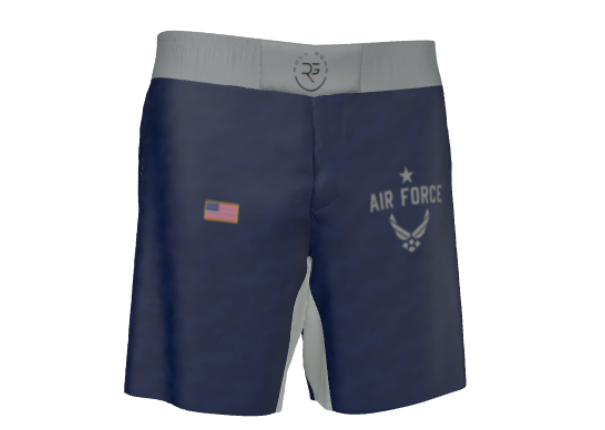 Air Force Elite: Men's Rash Guard + Shorts Kit + Compression Spat