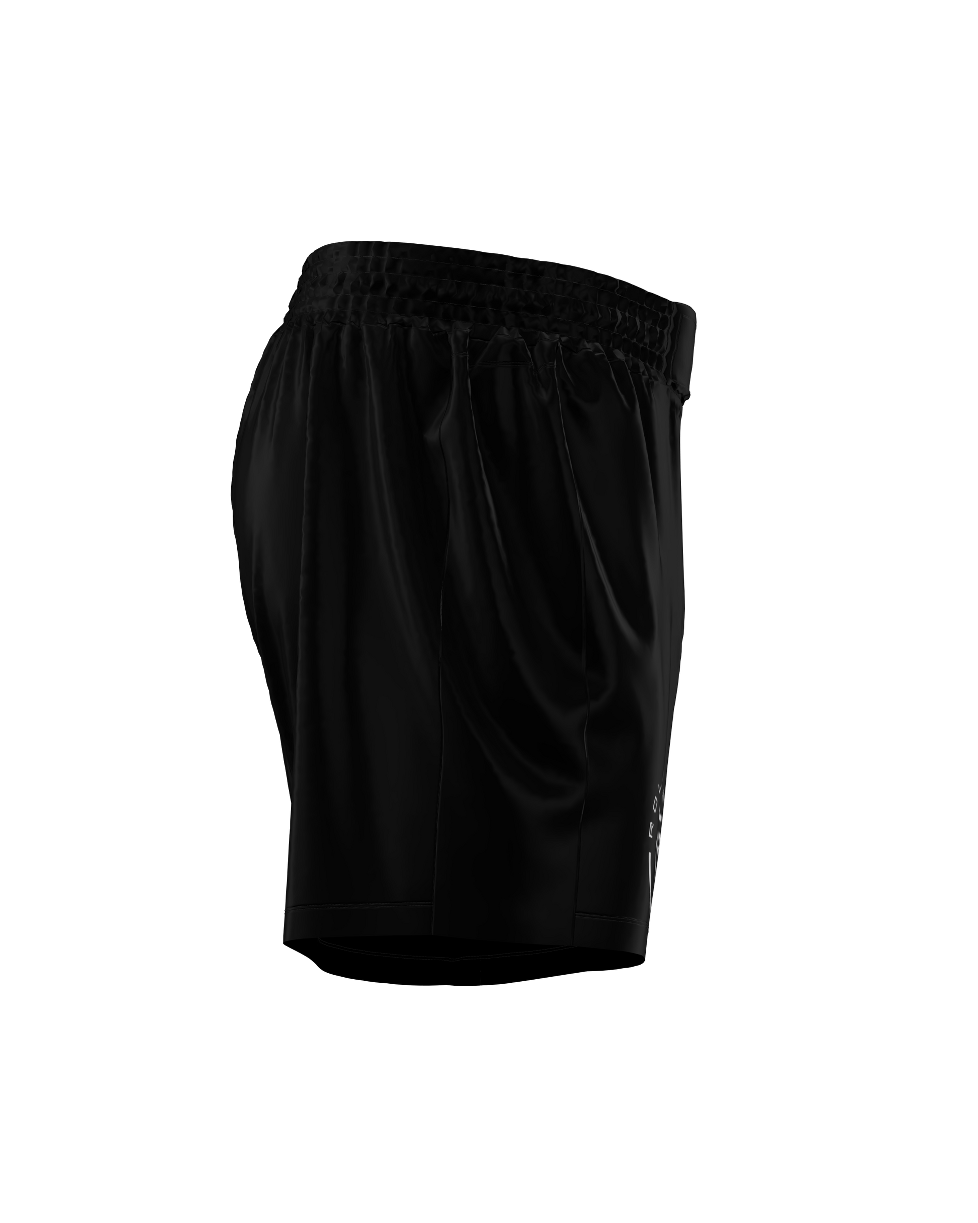Men's Black BJJ Grappling Shorts - Premium 4-Way Stretch | Roll Gear™