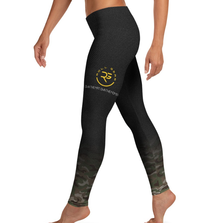 Roll Gear “Army” Spats – Compression Tights for BJJ, No-Gi & MMA