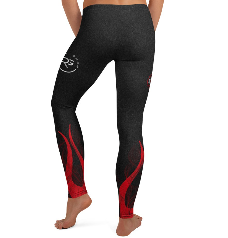 Roll Gear “Fire Dept” Spats – Compression Tights for BJJ, No-Gi & MMA