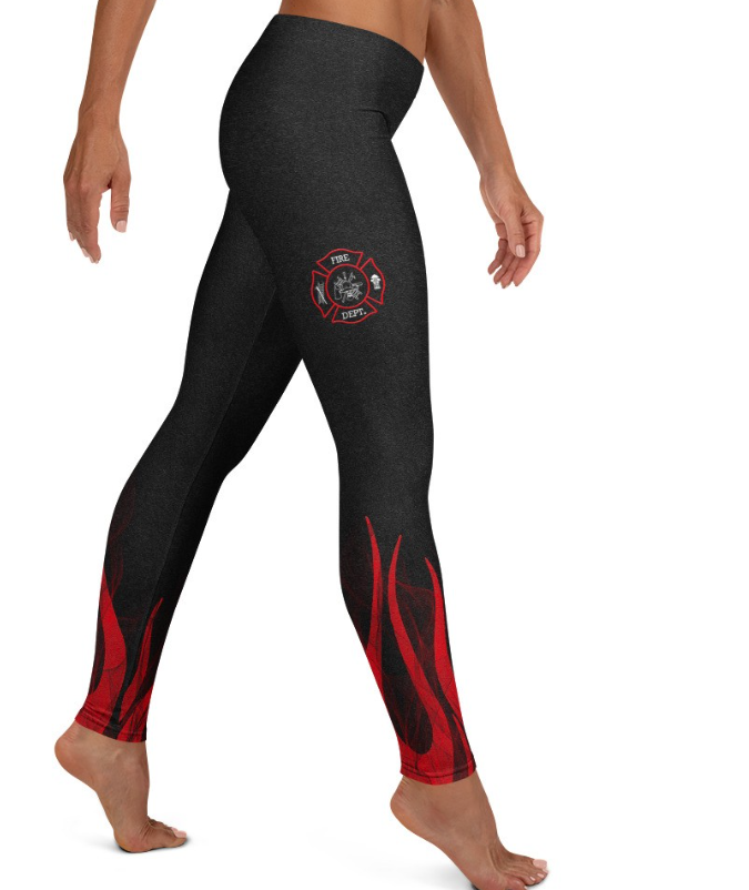 Roll Gear “Fire Dept” Spats – Compression Tights for BJJ, No-Gi & MMA