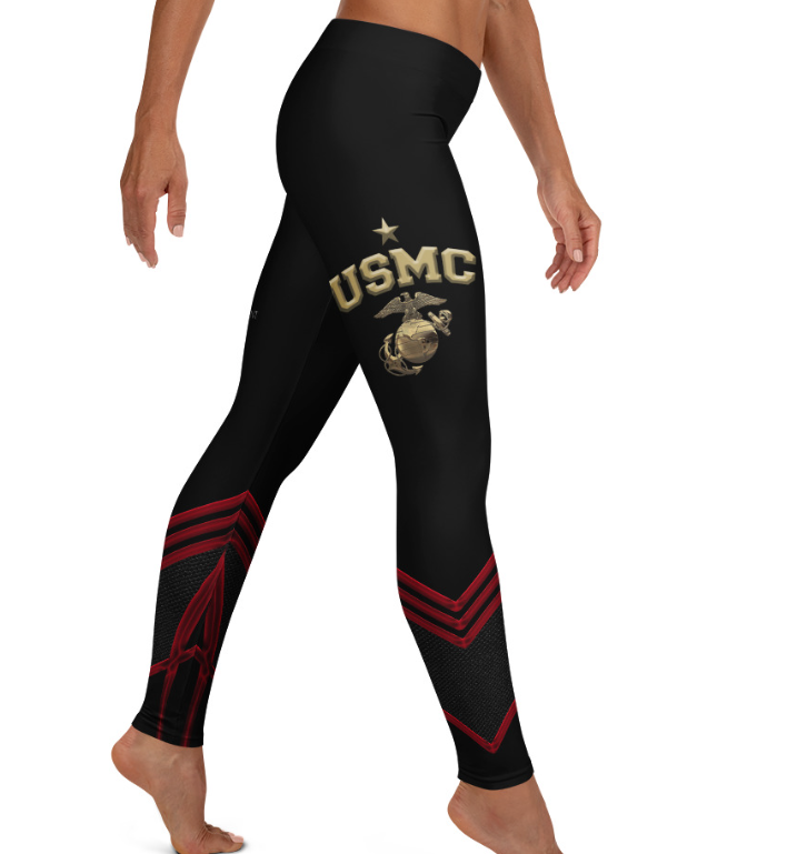 Roll Gear “USMC” Spats – Compression Tights for BJJ, No-Gi & MMA