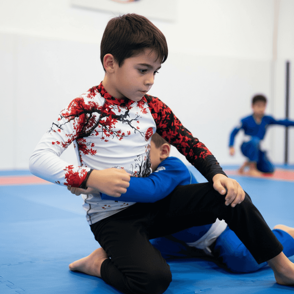 Warrior’s Spirit Rash Guard – Kids Long Sleeve
