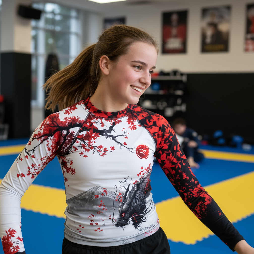 Warrior’s Spirit Rash Guard – Youth Long Sleeve