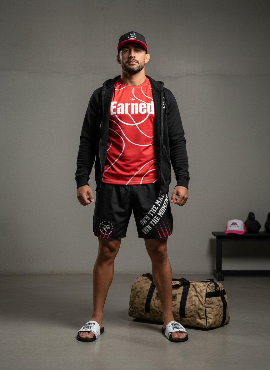Roll Gear LLC BJJ rash guard and spats — competition-ready grappling gear