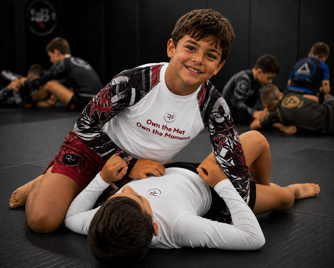 Evolve or Repeat Rash Guard – Kids | Roll Gear