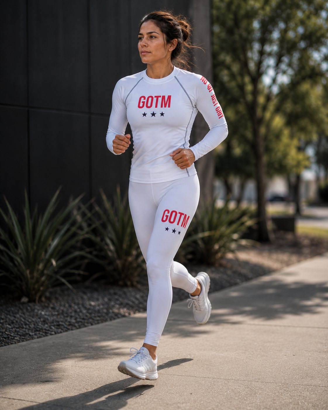 Women’s Girls on the Mat BJJ Rash Guard – White Edition