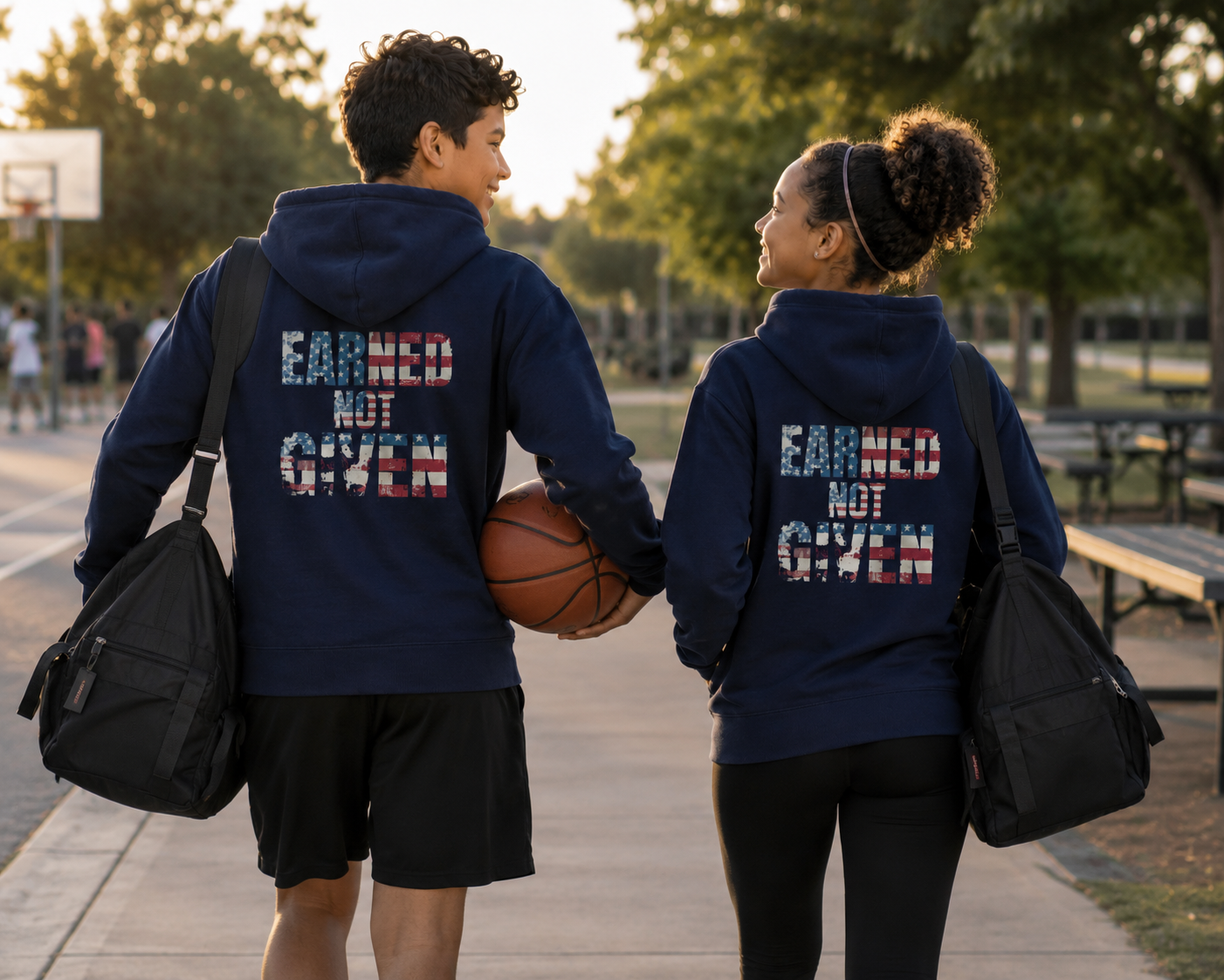 Kids Earned Not Given Performance Hoodie – USA Edition | Roll Gear