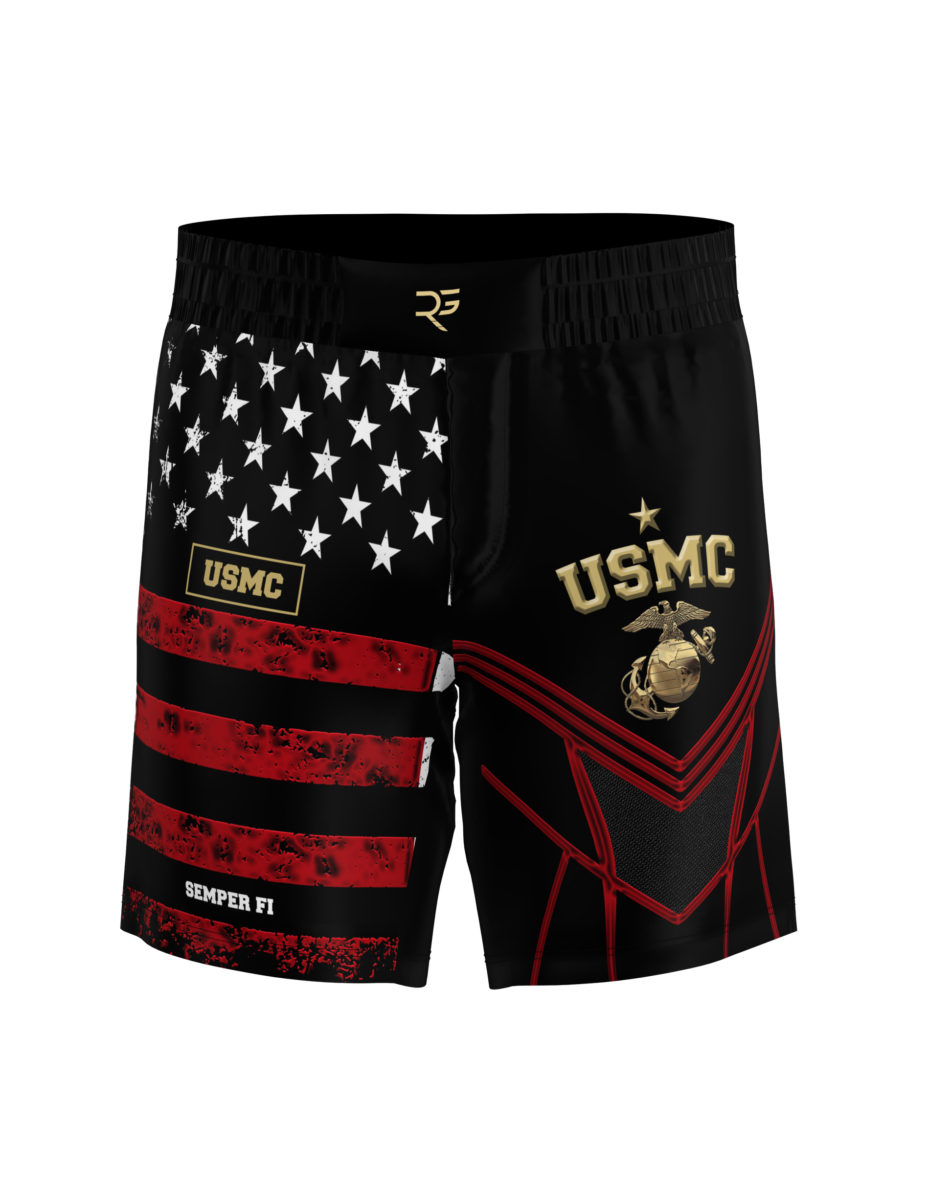 USMC Grappling Shorts – Roll Gear Long Cut Edition