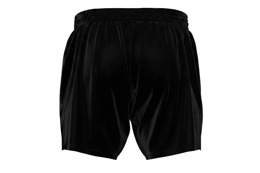 Black shorts on a white background