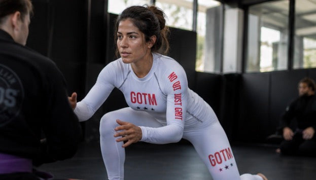 Women’s Girls on the Mat BJJ Leggings – White Edition