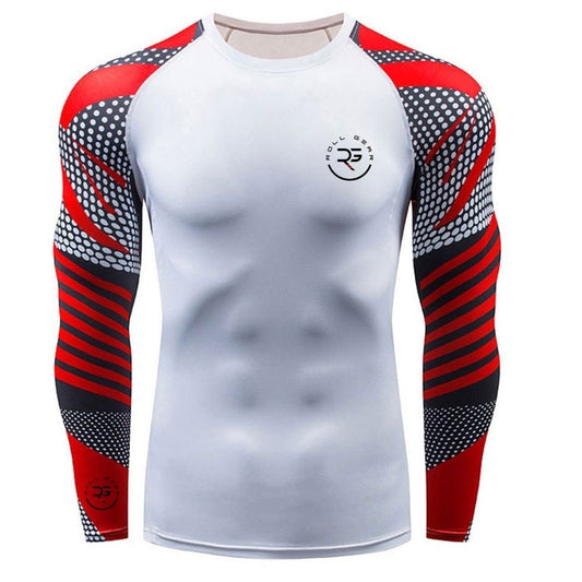 “Own the Moment” Long Sleeve Rash Guard – White Series