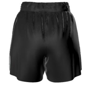 Back view of Roll Gear Aztec Warrior Men’s Performance Shorts in black