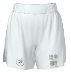 Aztec Warrior Men’s Fight Shorts – White Edition | Roll Gear