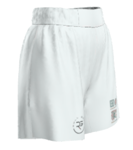 Aztec Warrior Men’s Fight Shorts – White Edition | Roll Gear