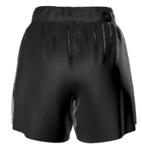Back view of Roll Gear Aztec Tribal Warrior Men’s Fight Shorts
