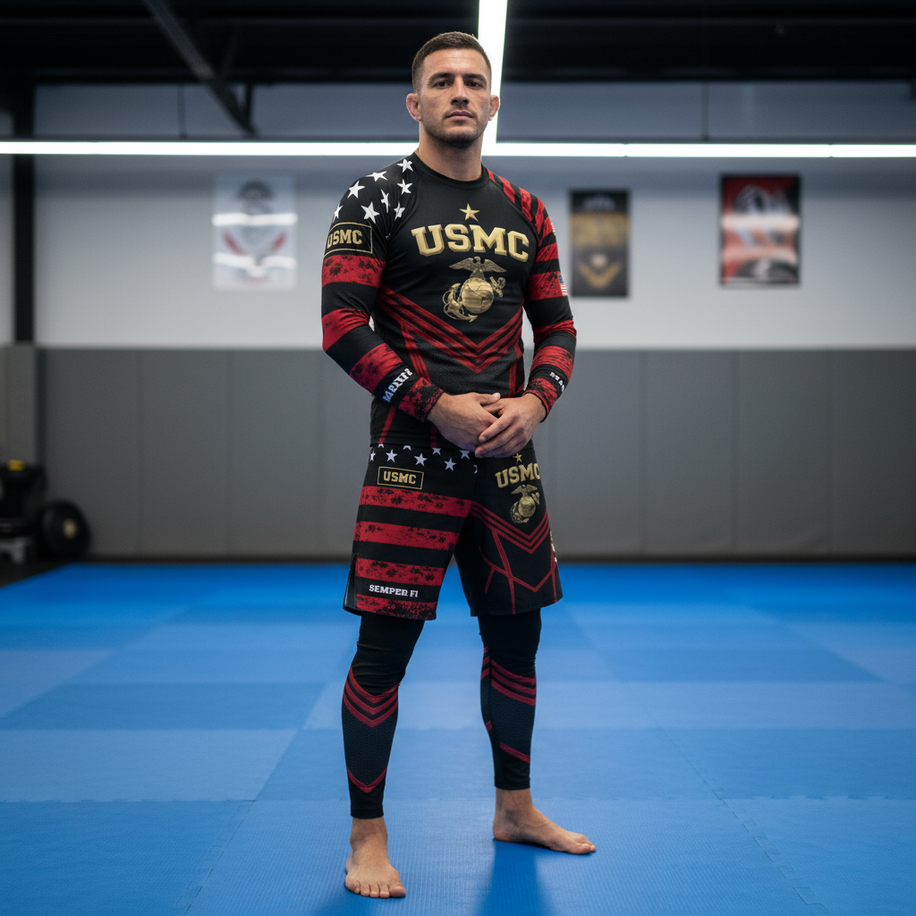 USMC Long Sleeve Rash Guard – Semper Fi Edition