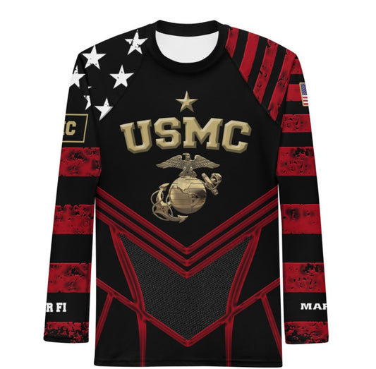 USMC Long Sleeve Rash Guard – Semper Fi Edition