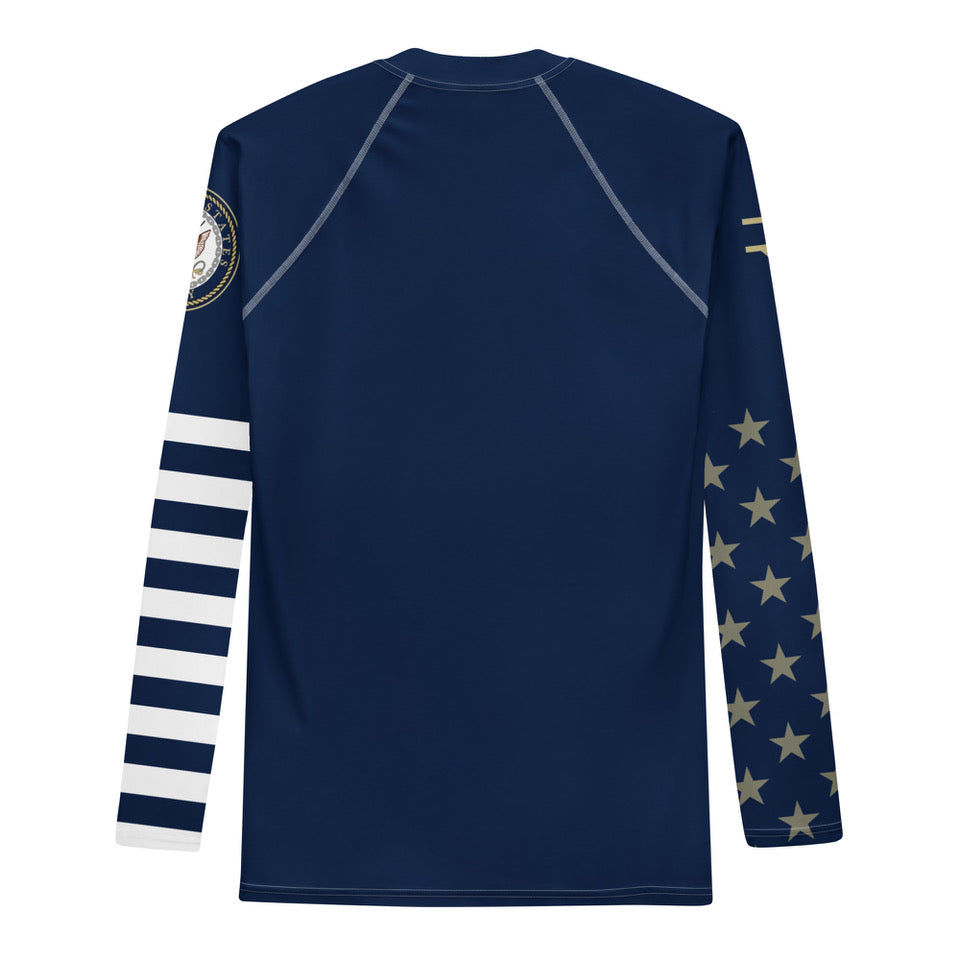 Roll Gear Navy Tribute Rash Guard – Honor, Courage, Commitment