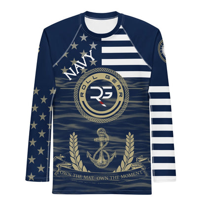 Navy Long Sleeve Rash Guard – Tribute Edition