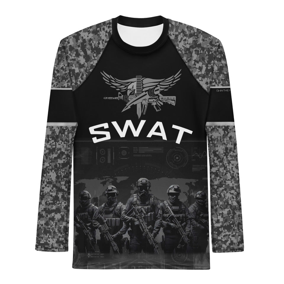 SWAT Tactical Long-Sleeve Rash Guard – Built for Elite Performance