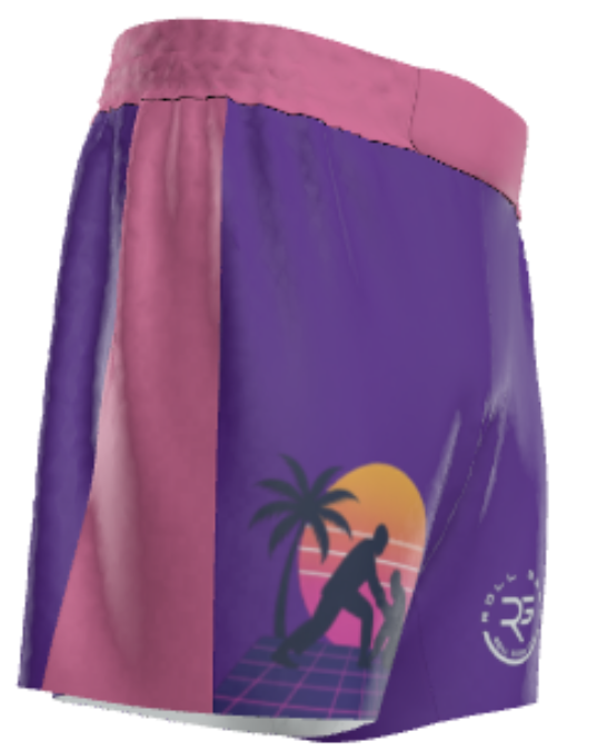 Roll Gear Sunset Grapple Shorts – Retro Heat. Real Roll.