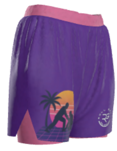 Women's Sunset Grapple Bundle – Rash Guard + 2-in-1 Shorts