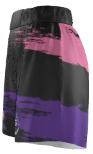Roll Gear “Miami Black” Training Shorts – Sunset Grappler Edition