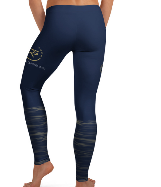 Roll Gear “Navy” Spats – Compression Tights for BJJ, No-Gi & MMA