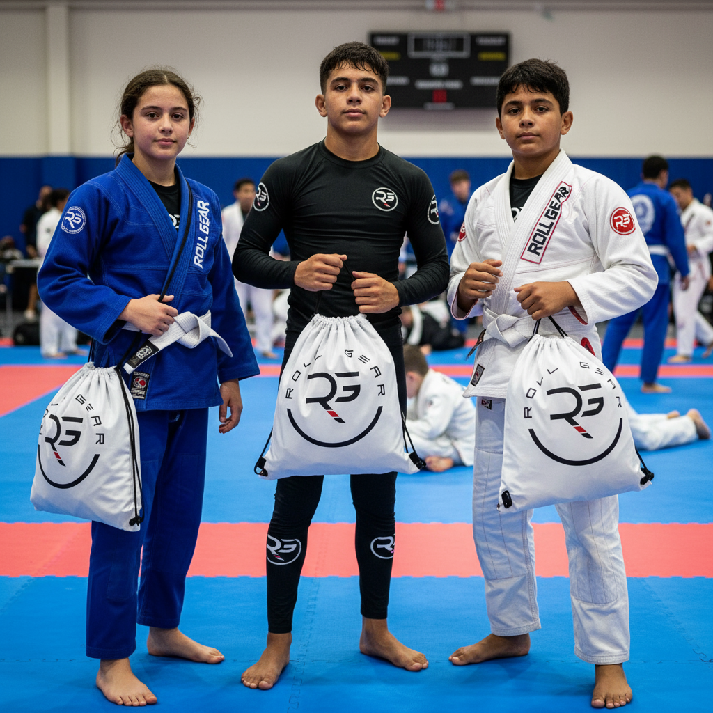 Durable Roll Gear Drawstring Bag for Gym & Travel