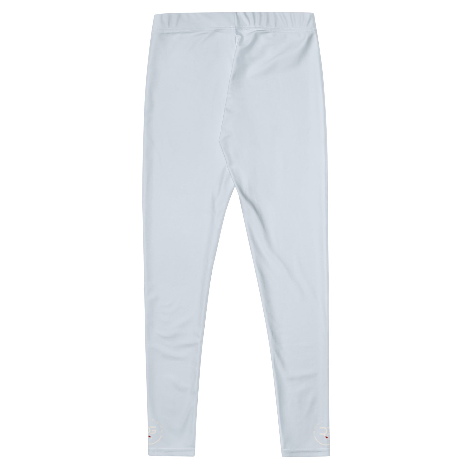 Light blue grappling leggings – side view with elastic waistband