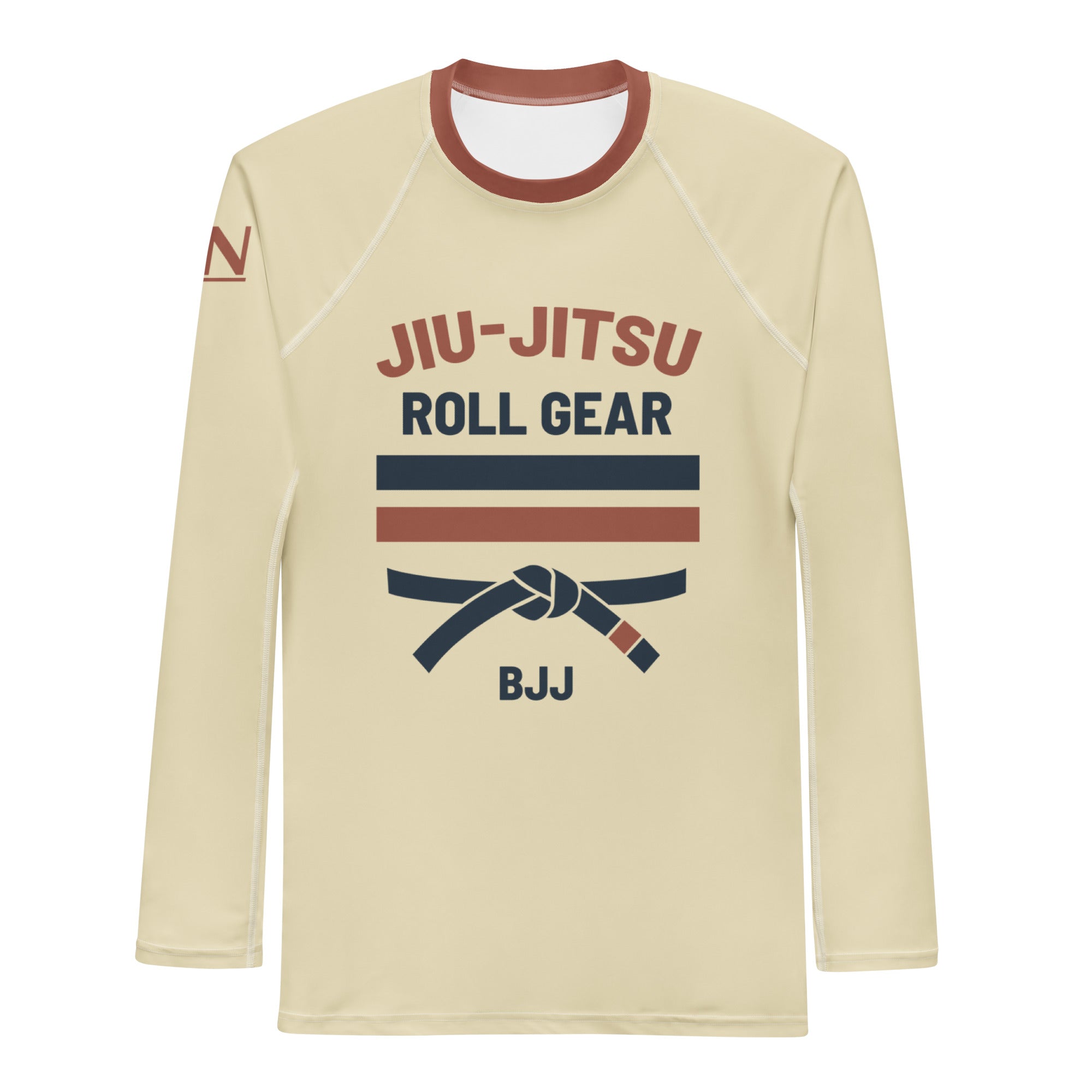 Jiu-Jitsu Classic Rash Guard – Sandstone Edition by Roll Gear