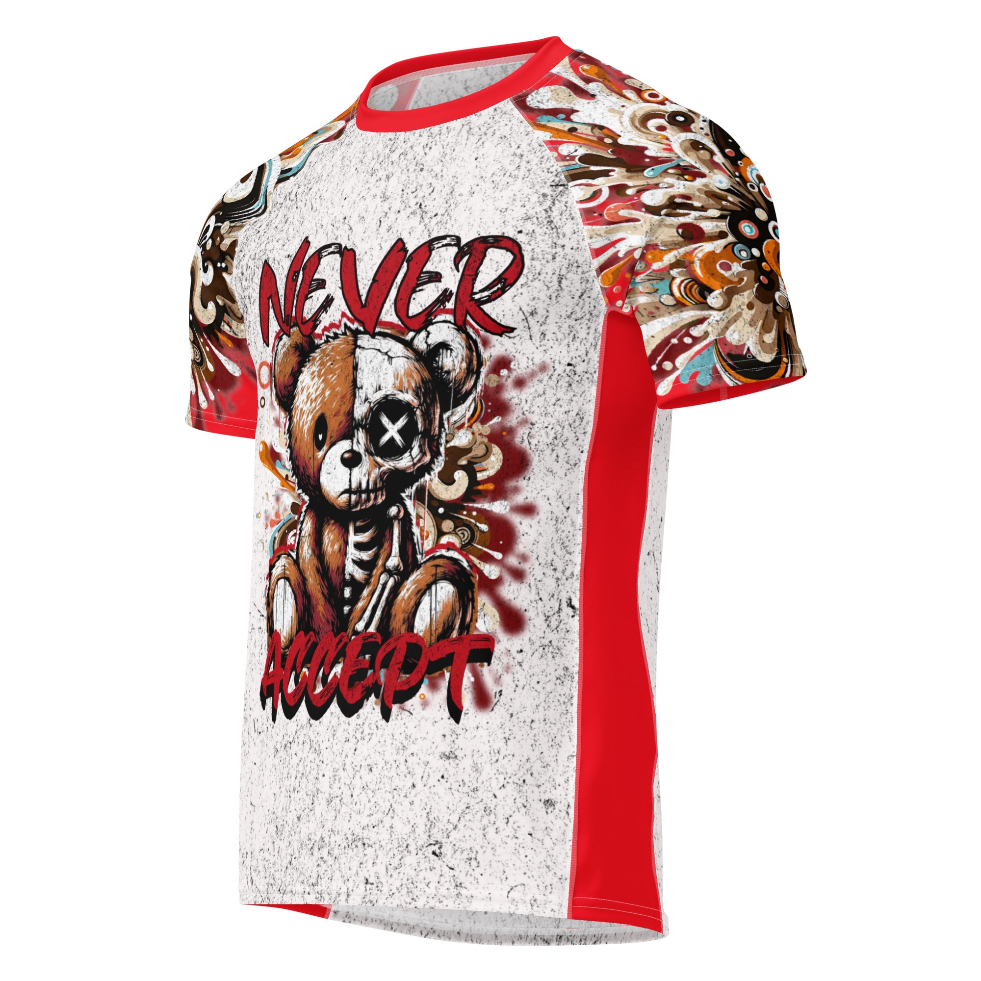 Never Accept Defeat Unisex Short Sleeve Rash Guard