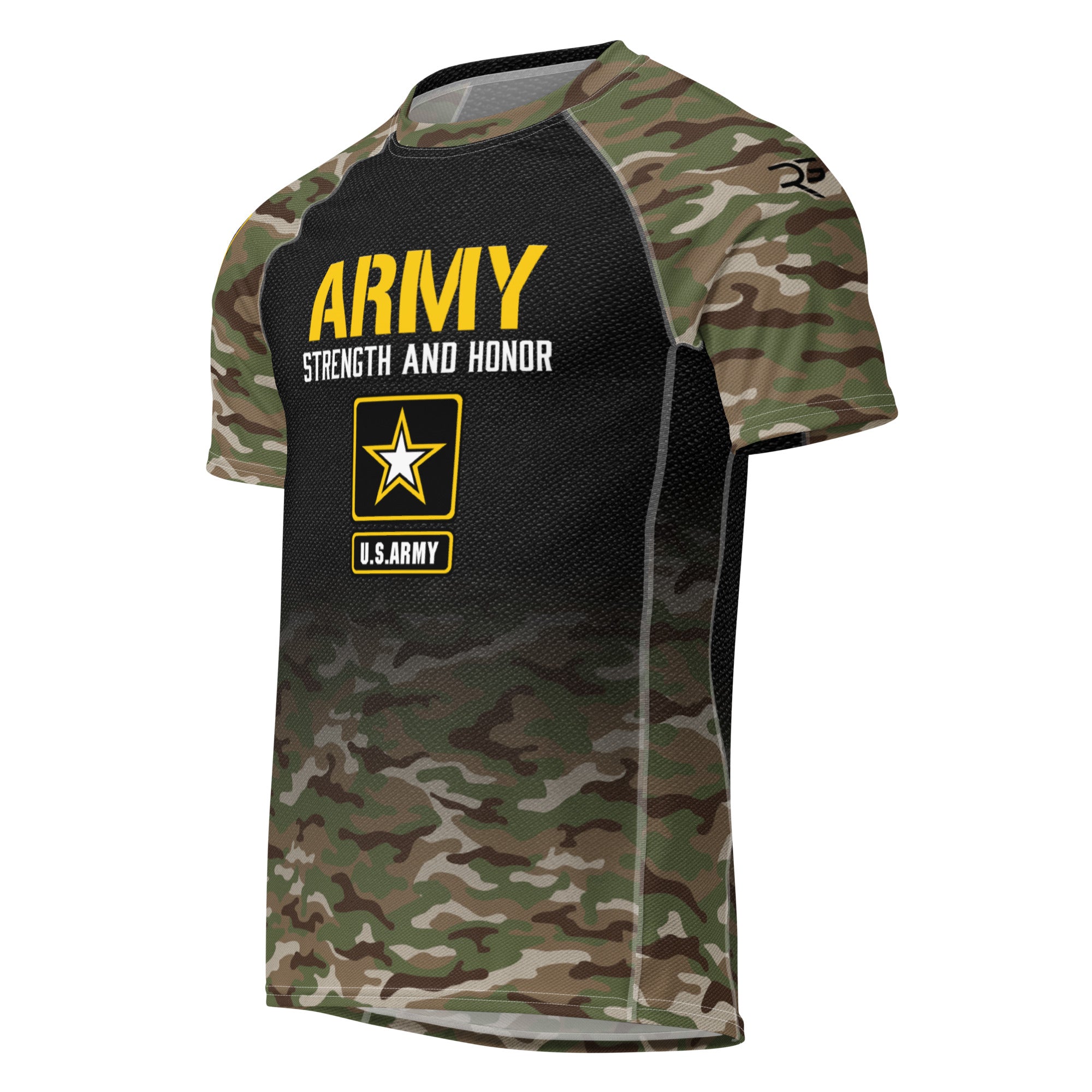 Army Classic Camo Rash Guard – Short Sleeve