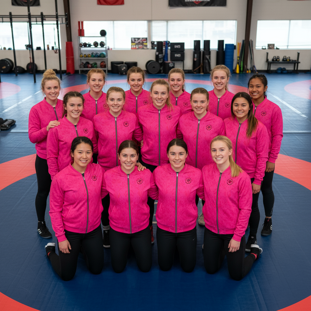 Roll Gear Signature Bomber Jacket – Pink Edition