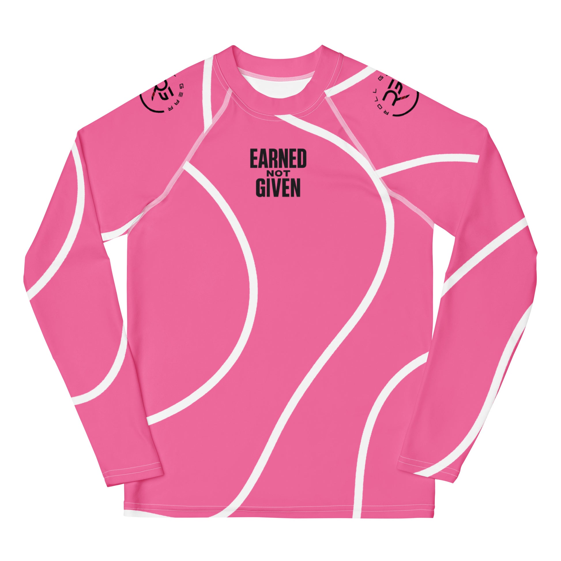 Pink. Rash guard. Bjj. Grappling. Swim. Roll gear. 