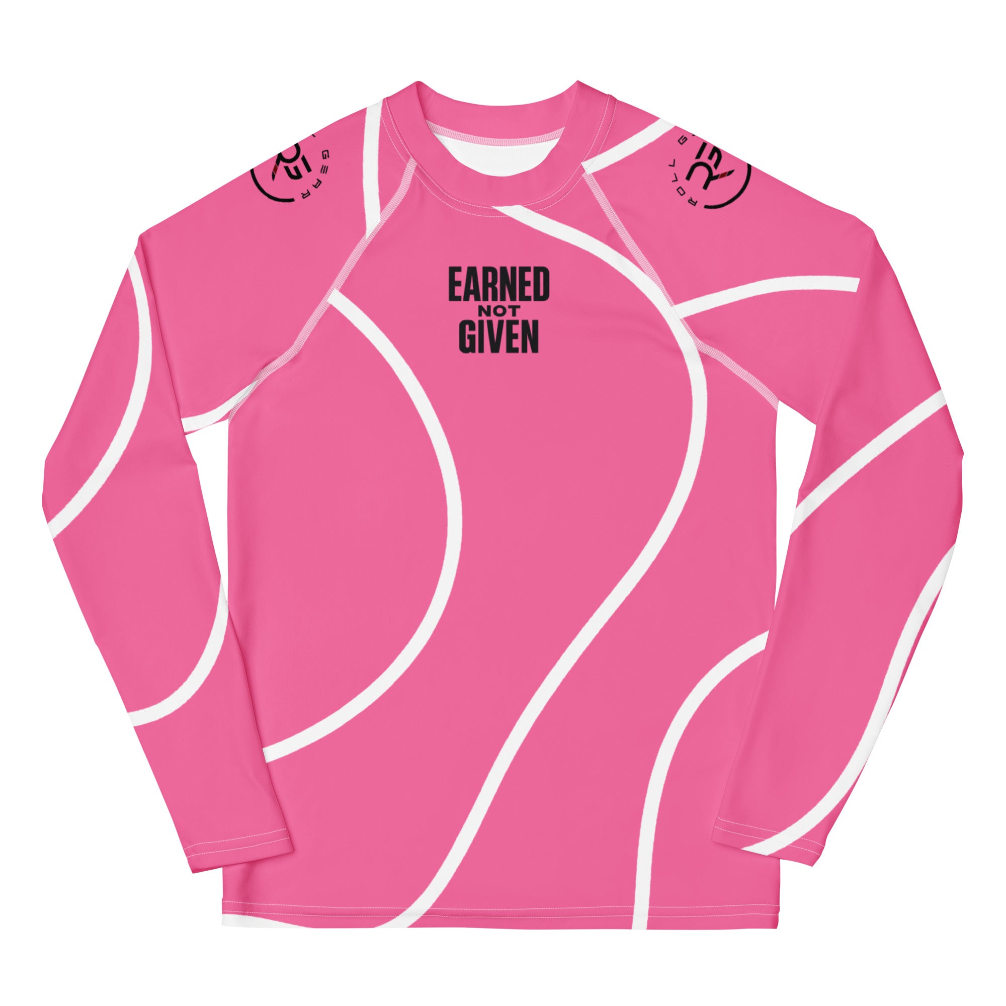 Kids Pink Long Sleeve Rash Guard – Performance & Protection | Roll Gear™