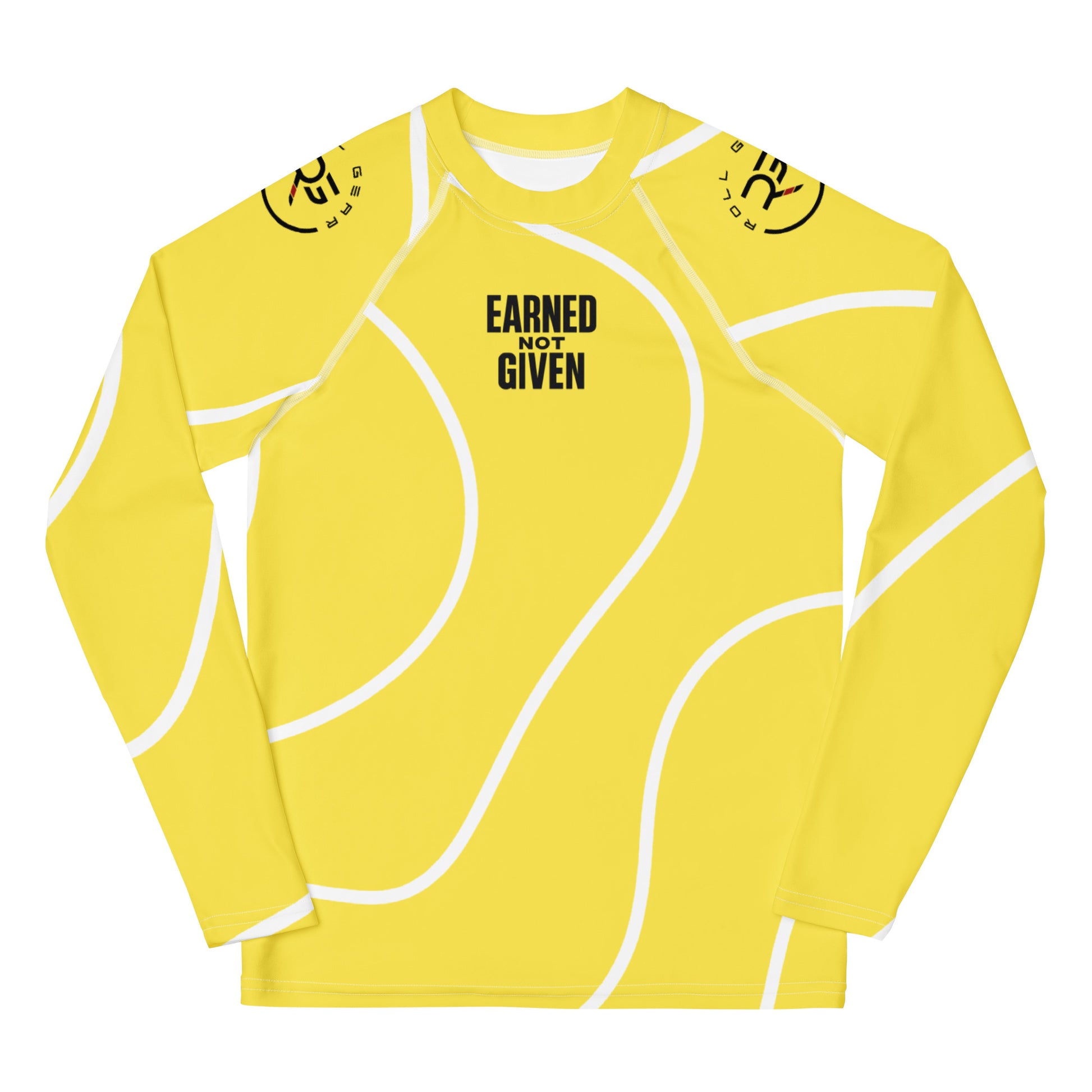 Youth Yellow Ranked Rash Guard – BJJ & MMA Training Gear | Roll Gear™