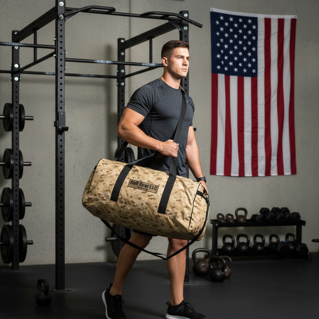 Roll Gear Military Camo Duffle Bag