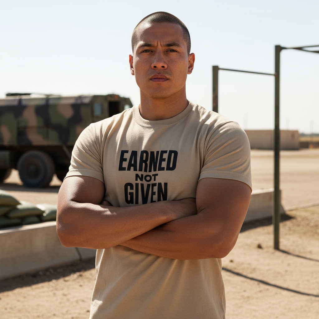 Earned Not Given – Oversized BJJ Lifestyle T-Shirt