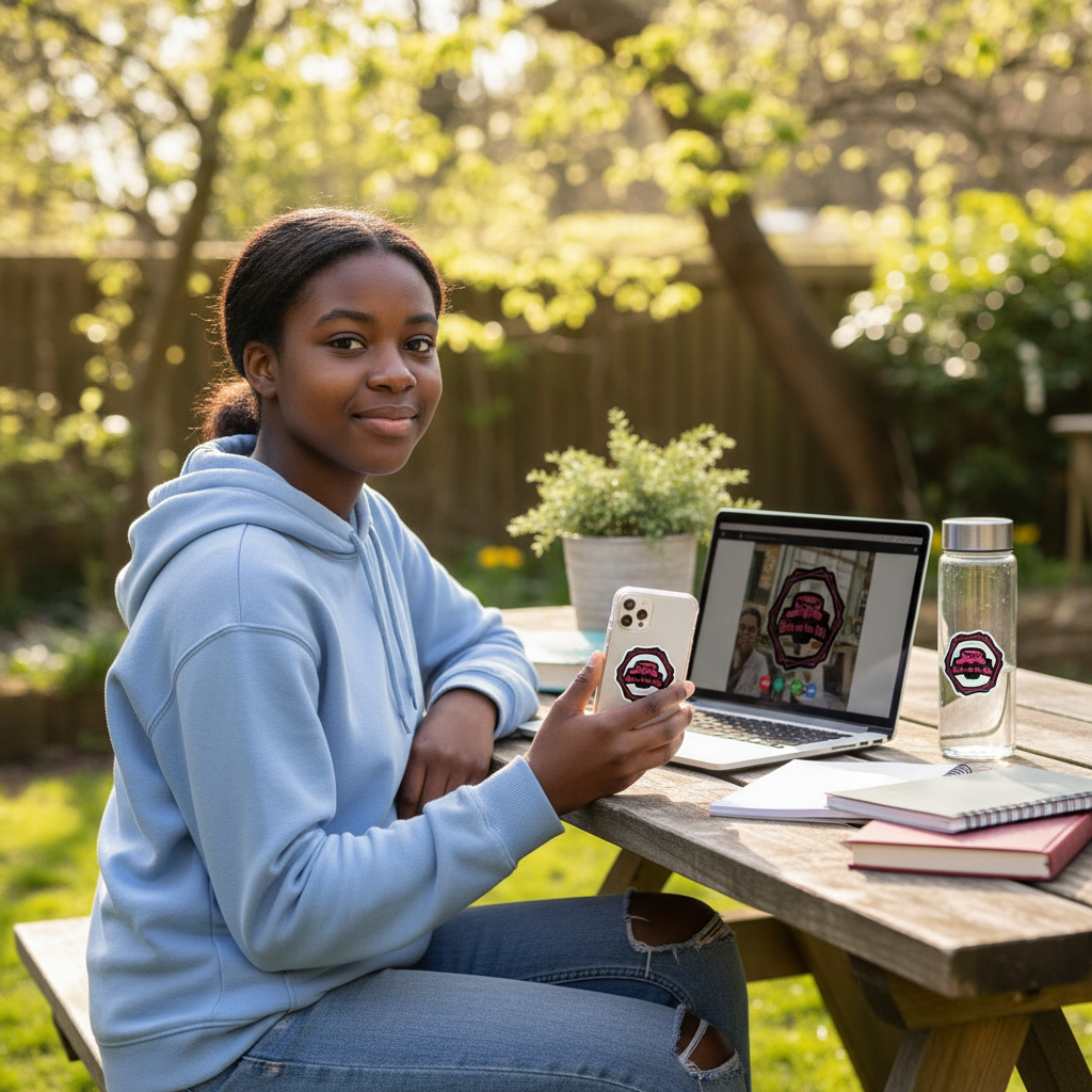 Girls on the Mat Sticker
