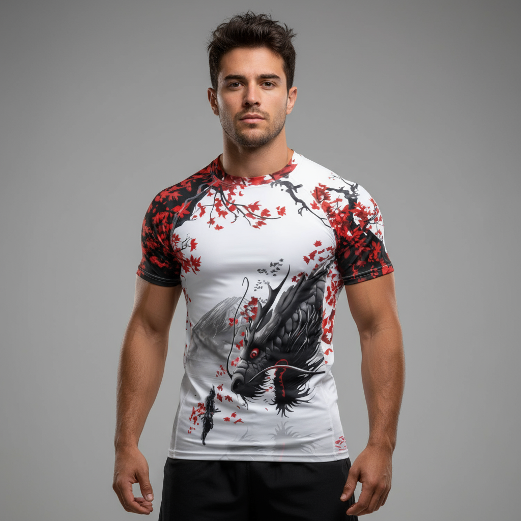 Warrior’s Spirit Rash Guard – Unisex Short Sleeve