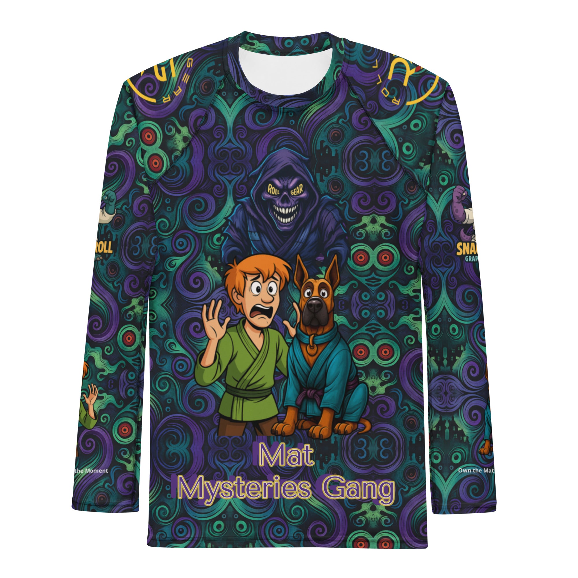 Mat Mysteries BJJ Rash Guard – Monster Roll Edition | Roll Gear