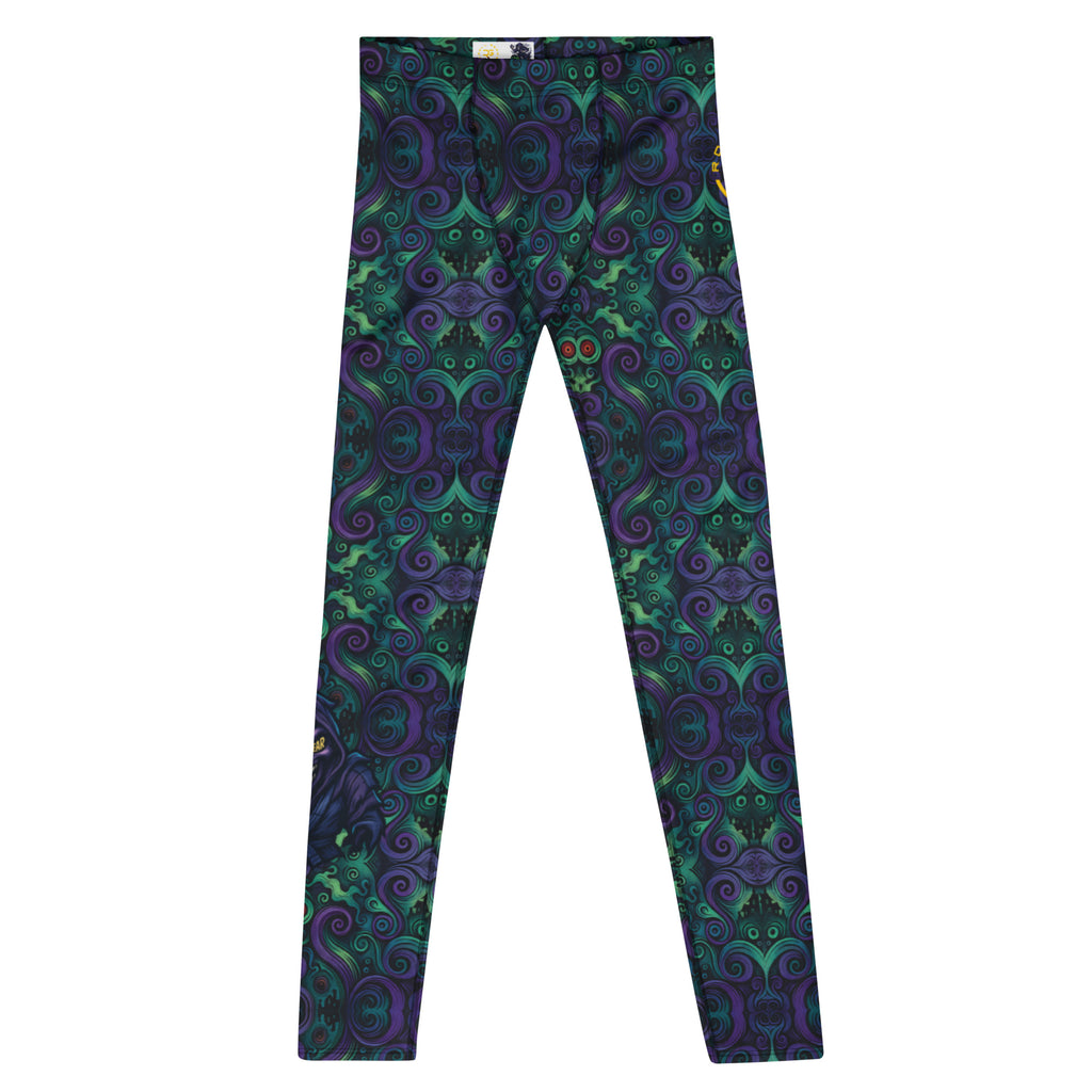 Men’s BJJ spats – Mat Mysteries design, monster-themed