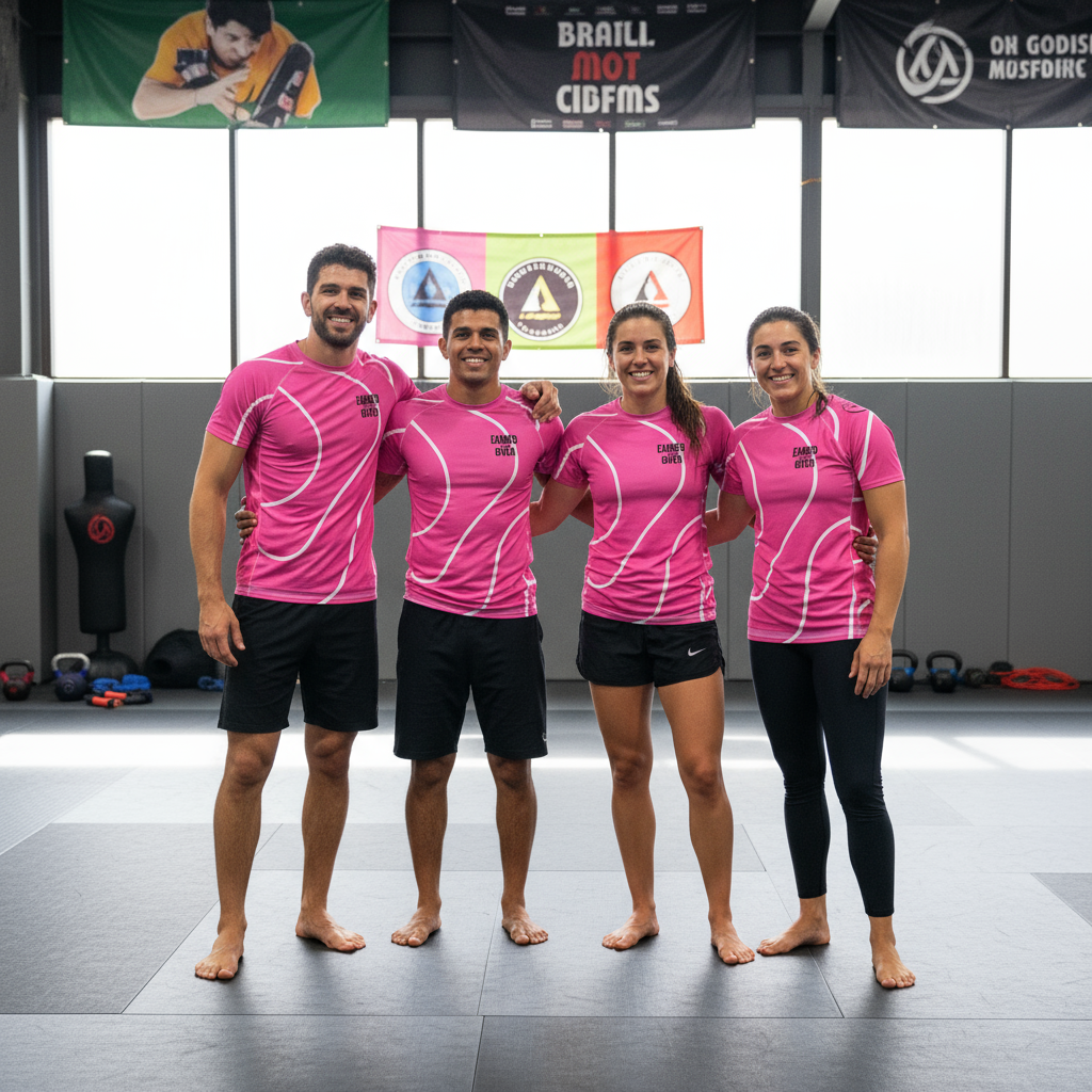 Pink Performance Rash Guard – Short Sleeve | Roll Gear™