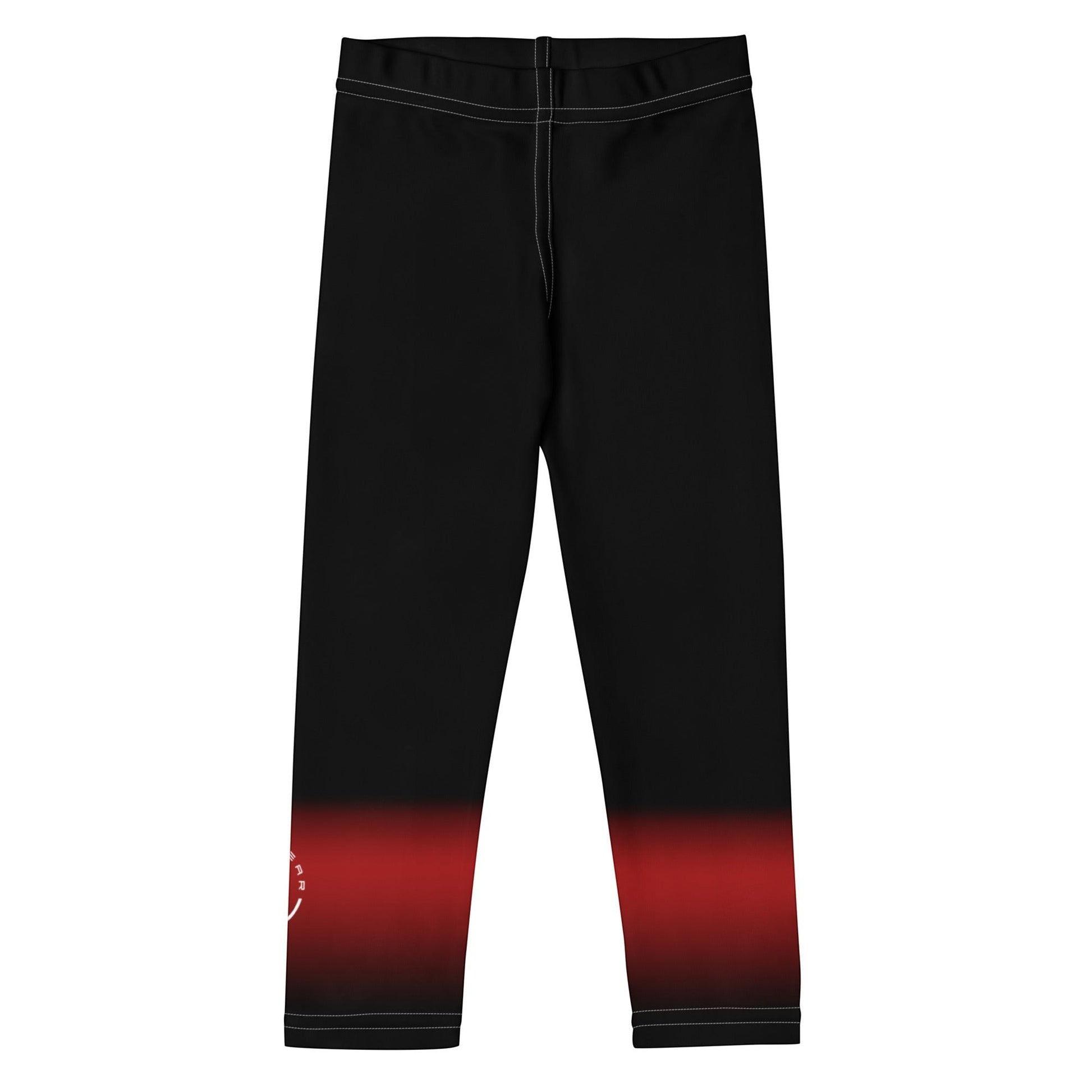Roll Gear kids' black and grey fade training spats with reinforced seams and 4-way stretch fabric.