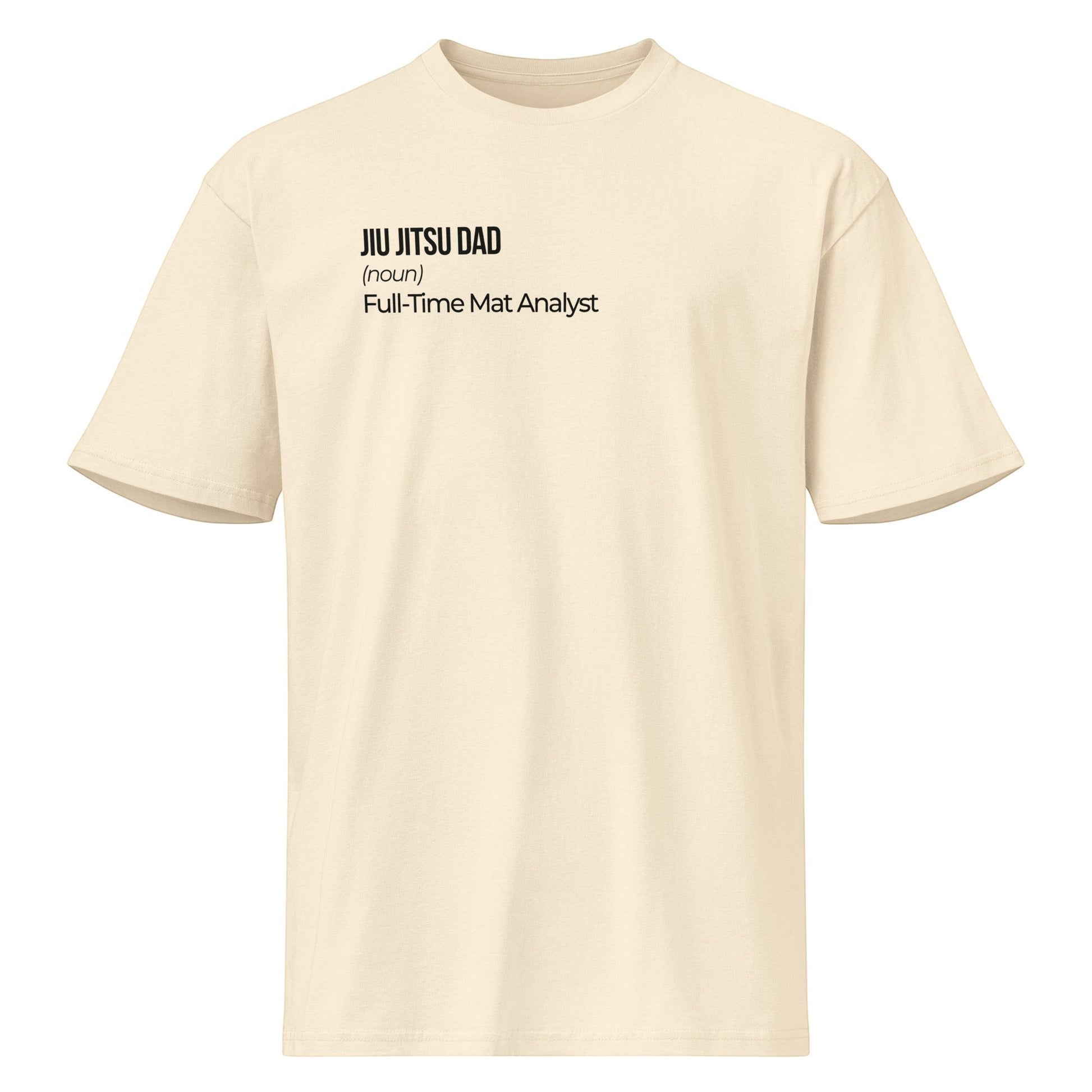 Roll Gear Mat Side Coaching Staff Tee in Vintage White, 100% cotton heavyweight fabric with drop shoulder sleeves.