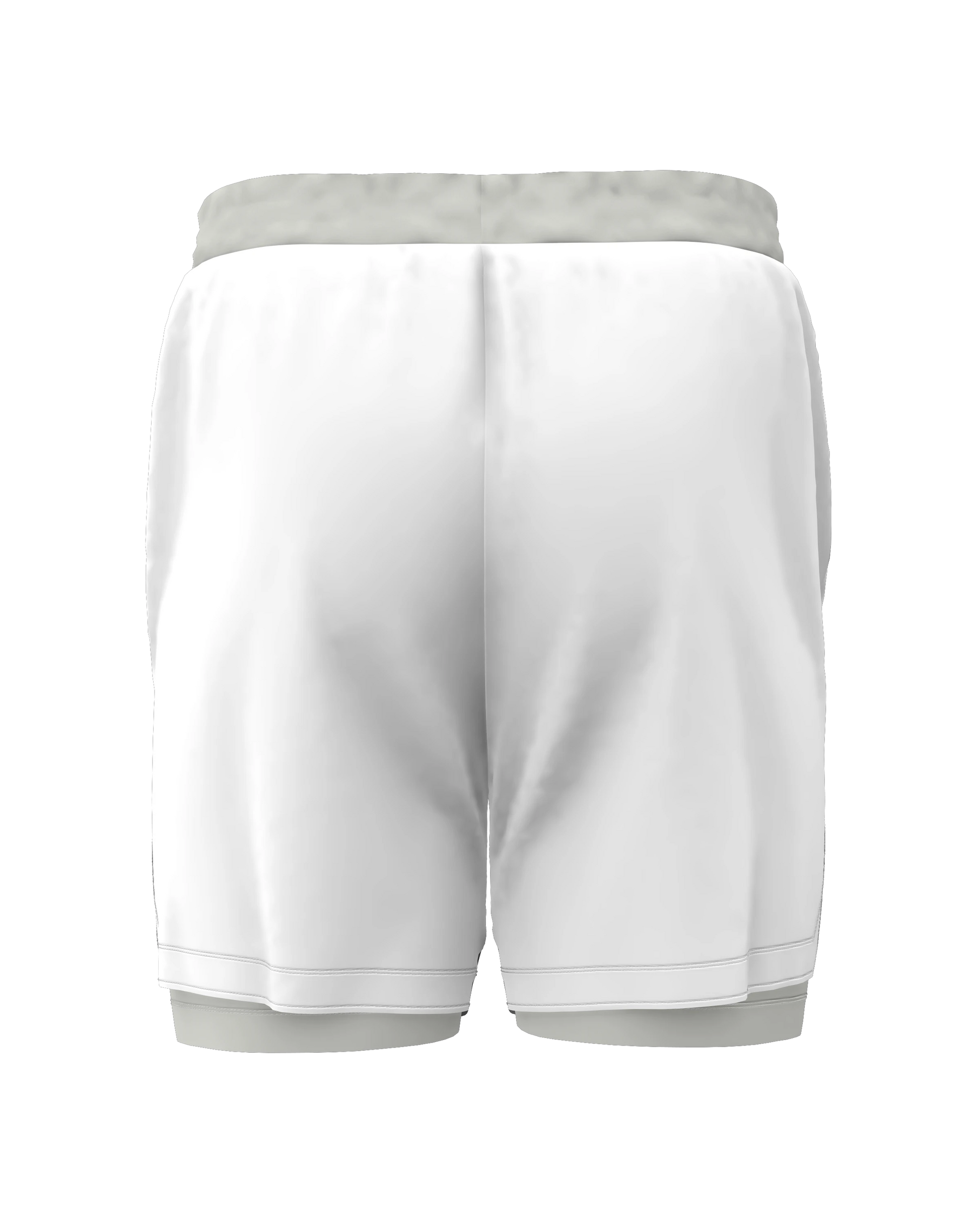Roll Gear™ youth grey grappling shorts with built-in liner, designed for BJJ and wrestling training.