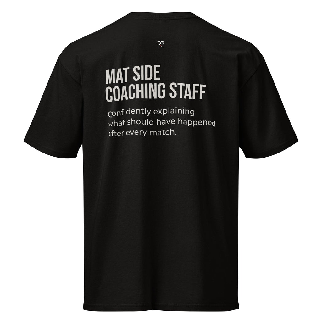 Roll Gear black 100% cotton heavyweight t-shirt with