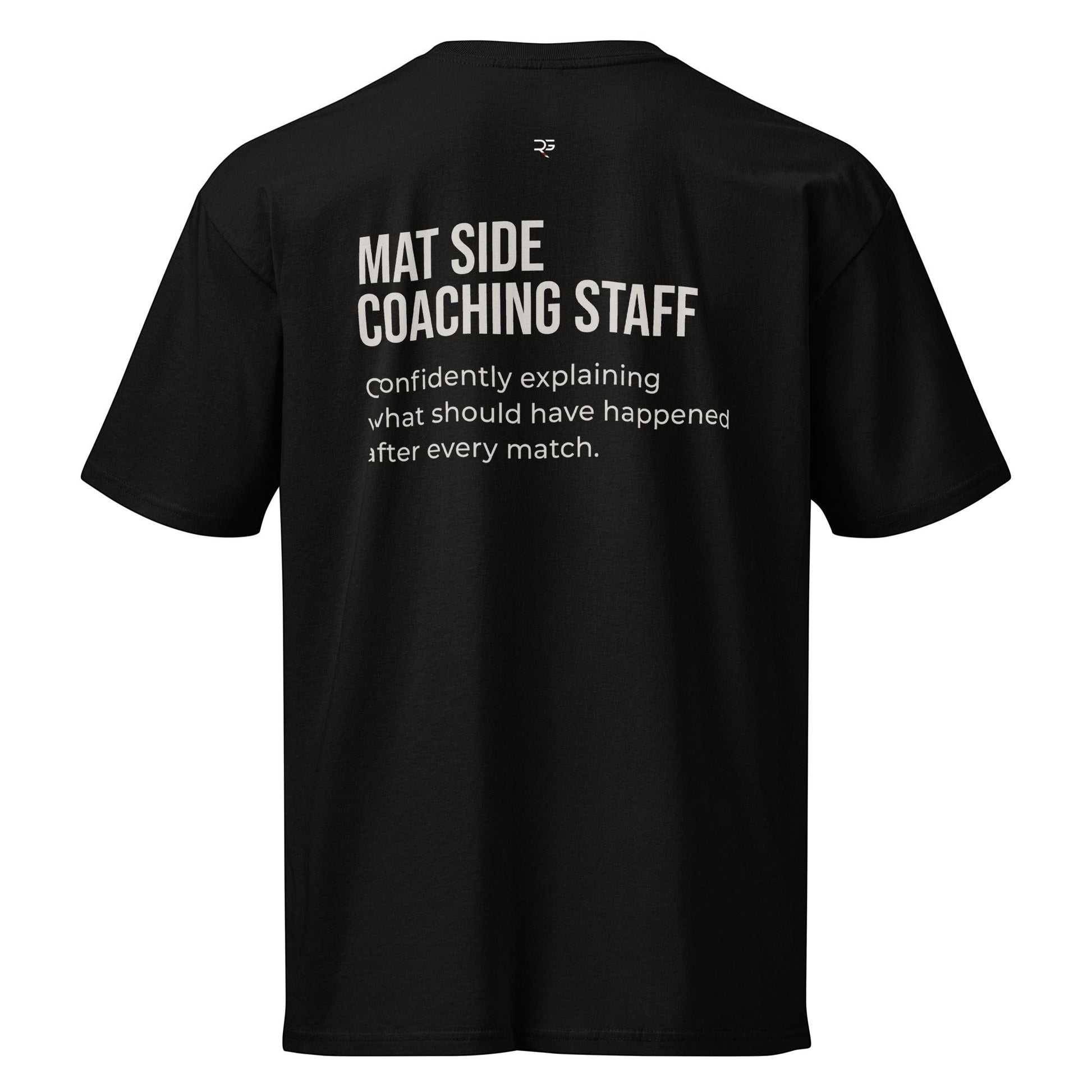 Roll Gear black 100% cotton heavyweight t-shirt with